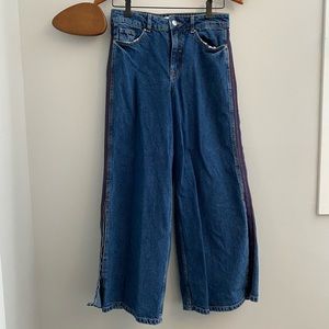 Zara wide leg jeans size 2